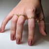 18K Gold Plated Imitation Pearl Ring