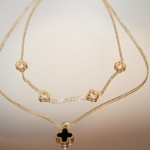 Double Layer Clover Necklace