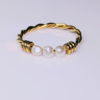 18K Gold Plated Imitation Pearl Ring